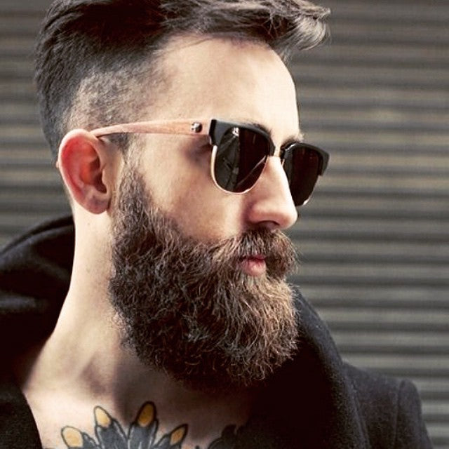 Stylish hipster attractive young lifestyle fashionable beard model  sunglasses caucasian one men 35188510 Stock Photo at Vecteezy